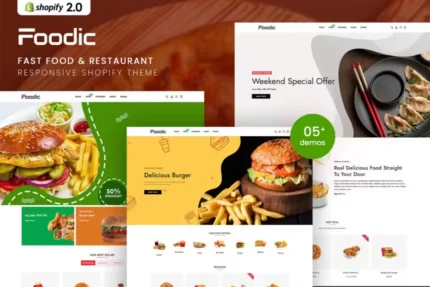 Foodic - Fast Food & Restaurant Shopify 2.0 Theme