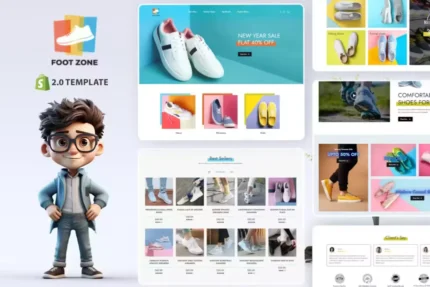 Footzone - Footwear Shoes & Sandals Shopify Theme