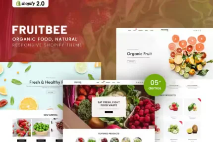 FruitBee - Organic Food, Natural Shopify Theme