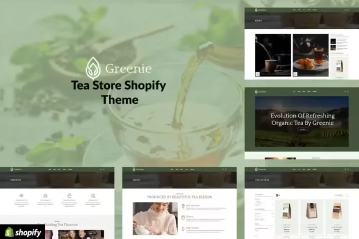 Greenie - Organic Tea, Coffee Store Shopify Theme