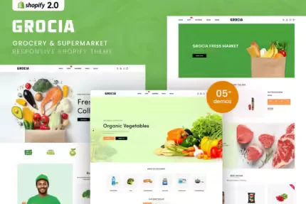 Grocia - Grocery & Supermarket Shopify 2.0 Theme