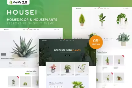 Housei - Homedecor & Houseplants Shopify Theme