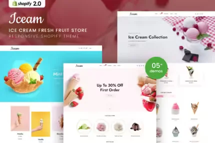 Iceam - Ice Cream Shop Shopify 2.0 Theme