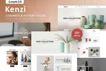 Kenzi - Ceramics & Pottery Decor Shopify Theme