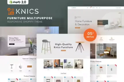 Knics - Furniture Multipurpose Shopify Theme