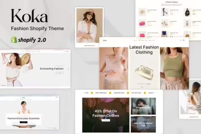 Koka - Linen Fashion & Cloth Shopify Theme