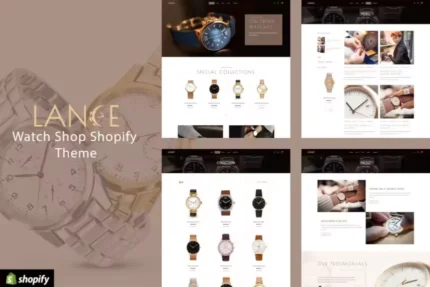 Lance - Watches Store Shopify Theme