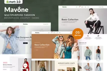 Mavone - Multipurpose Shopify Theme for Fashion