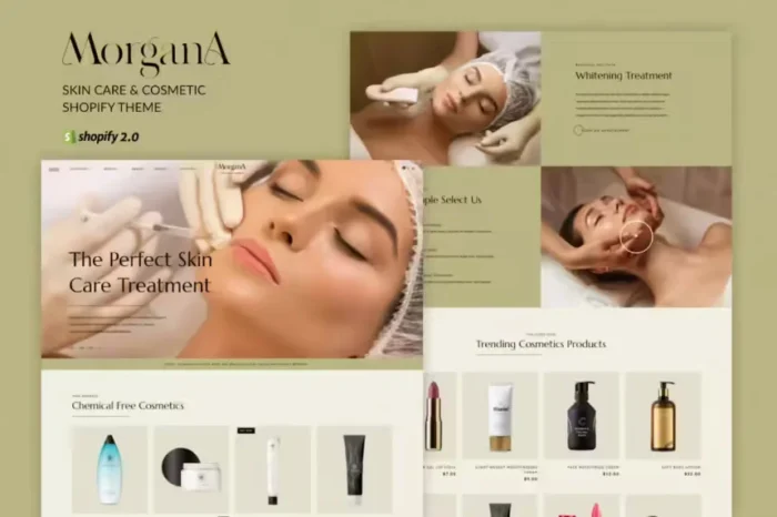 Morgana - Beauty Cosmetics Shop Shopify Store