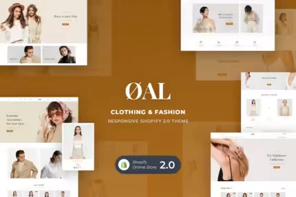 OAL - Clothing & Fashion Shopify 2.0 Theme