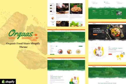 Orgass - Food Delivery Shopify Theme