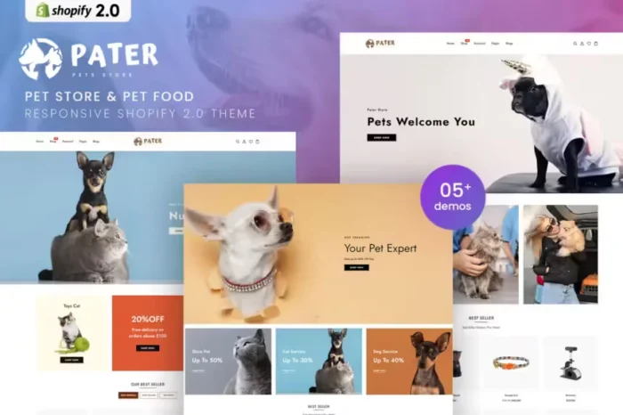 Pater - Pet Store & Pet Food Shopify 2.0 Theme