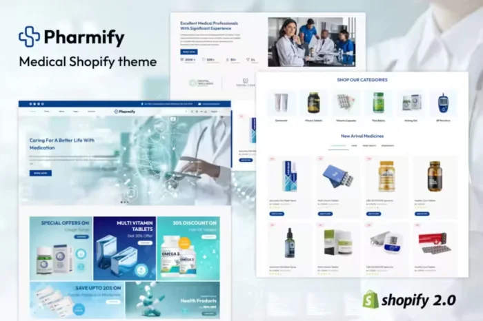 Pharmify - Pharmacy & Medical Store Shopify Theme