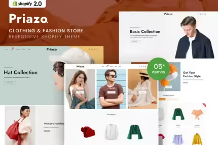 Priazo - Clothing & Fashion Shopify 2.0 Theme