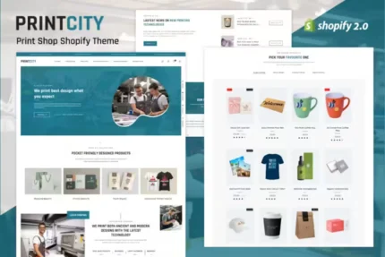 Printcity - Print Shop Shopify Theme