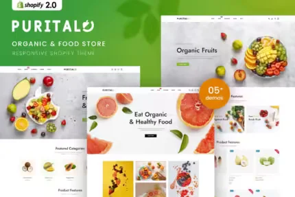 Purital - Organic & Food Store Shopify 2.0 Theme