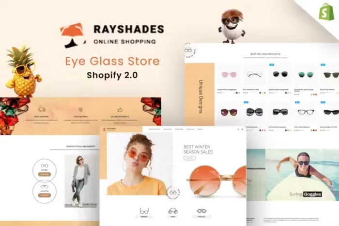 Rayshades - Eye Glasses Store Shopify Theme