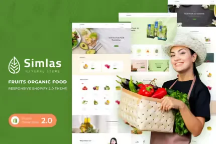 Simlas - Fruits Organic Food Shopify 2.0 Theme