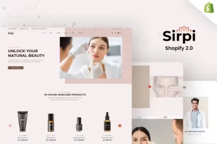 Sirpi - Medical Cosmetics Store Shopify Theme