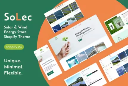 Solec - Solar & Wind Energy Store Shopify Theme