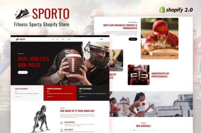 Sporto - Fitness Sports Shopify Store