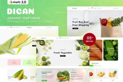 Vagen - Organic Vegetables Shopify 2.0 Theme