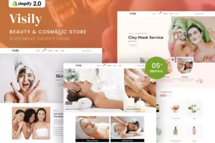 Visily - Spa & Cosmetic Beauty Shopify 2.0 Theme