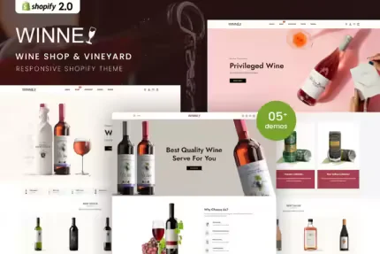 Winne - Wine & Winery Responsive Shopify 2.0 Theme