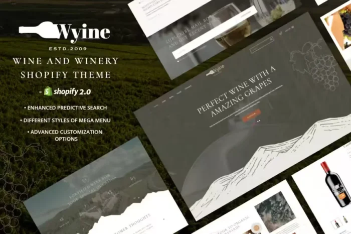 Wyine - Wine Shop & Liquor Store Shopify