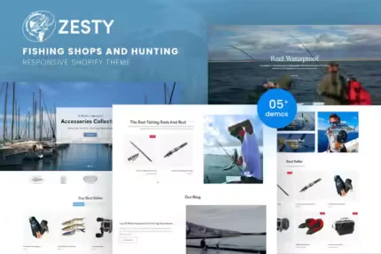 ZestyFish - Fishing Shop Responsive Shopify Theme