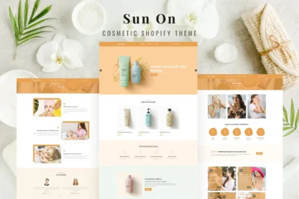 SunOn - Skin Care Products, Wellness Shopify Theme