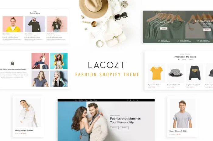 Lacozt - Clothing and Fashion Store Shopify Theme