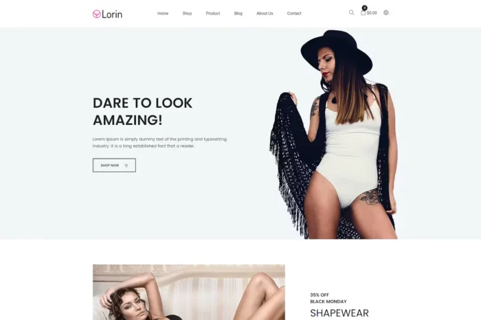 Lorin – Shapewear Shopify Theme