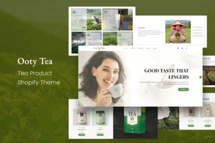 Ooty - Organic Tea Store Shopify Theme