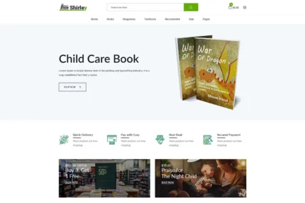 Shirley – Book Store Shopify Theme