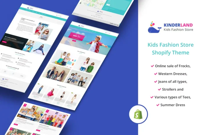 Kinder land - Kids Fashion Store Shopify Theme