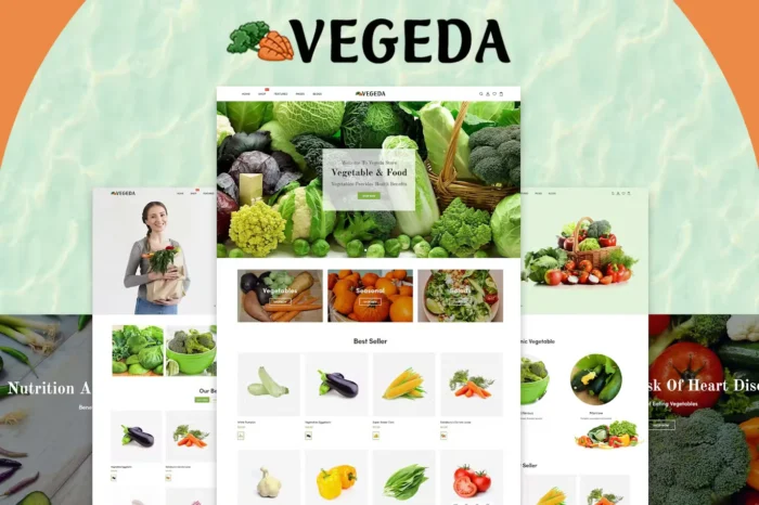 Vegeda - Vegetables And Organic Food Shopify Theme