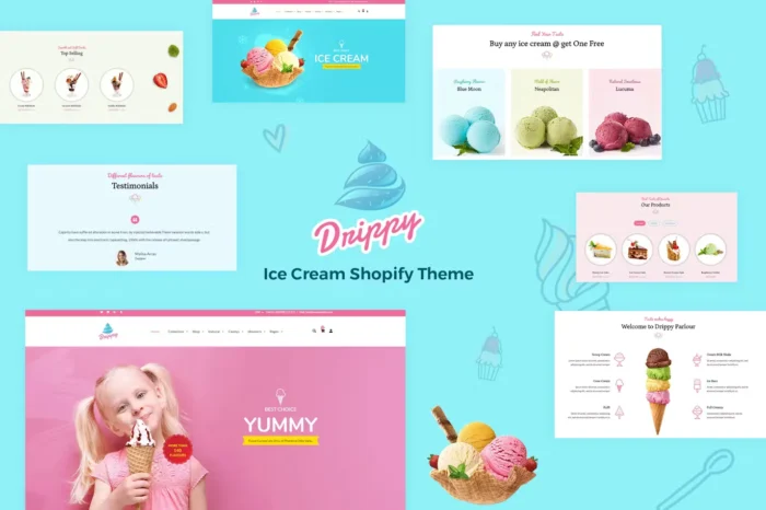 Drippy - Responsive IceCream Shopify Theme