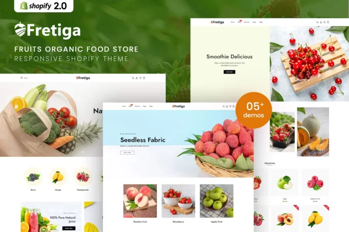 Fretiga - Fruits Organic Food Shopify 2.0 Theme