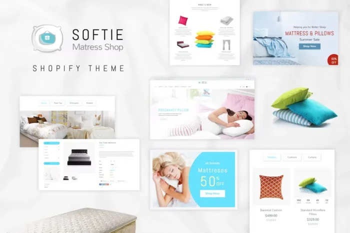 Softie | Beds & Mattress Shopify Theme