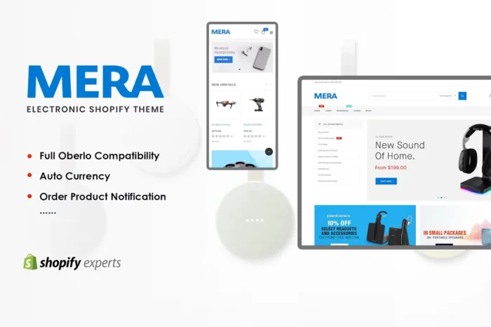 Mera | Electronics Responsive Shopify Theme