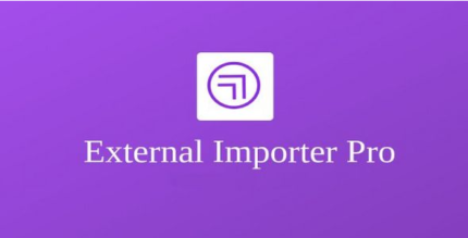 External Importer Pro With Lifetime Update.