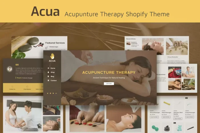 Acua - Shopify Medical Store, Health Shop Theme