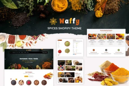 Waffy | Spices, Dry Fruits Store Shopify Theme