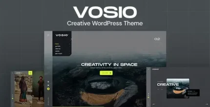 Vosio - Creative WordPress Portfolio With Lifetime Update.