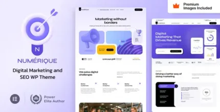 Numérique - SEO Digital Marketing WordPress Theme With Lifetime Update.