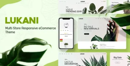 Lukani - Plant Store Theme for WooCommerce WordPress With Lifetime Update.