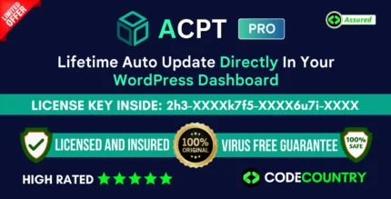 ACPT Pro With Original License Key For Lifetime Auto Update.