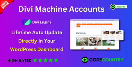 Divi Machine Accounts WordPress Plugin With Original License Key.