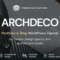 Archdeco - Architecture & Interior Design Agency Portfolio WordPress Theme With Lifetime Update.